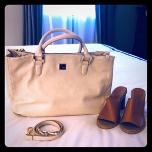 The Limited - Cream Tote